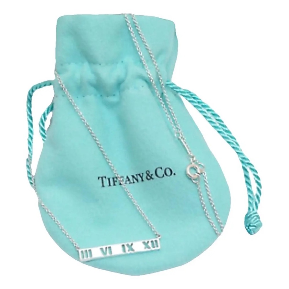 Tiffany atlas bar necklace
